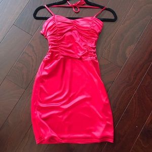 Back tie Halter dress